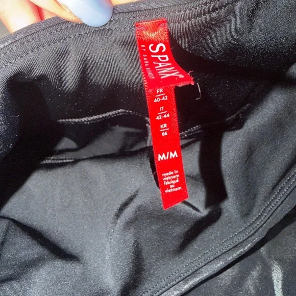 Spanx Faux Leather Leggings - Black - Picture 4 of 6